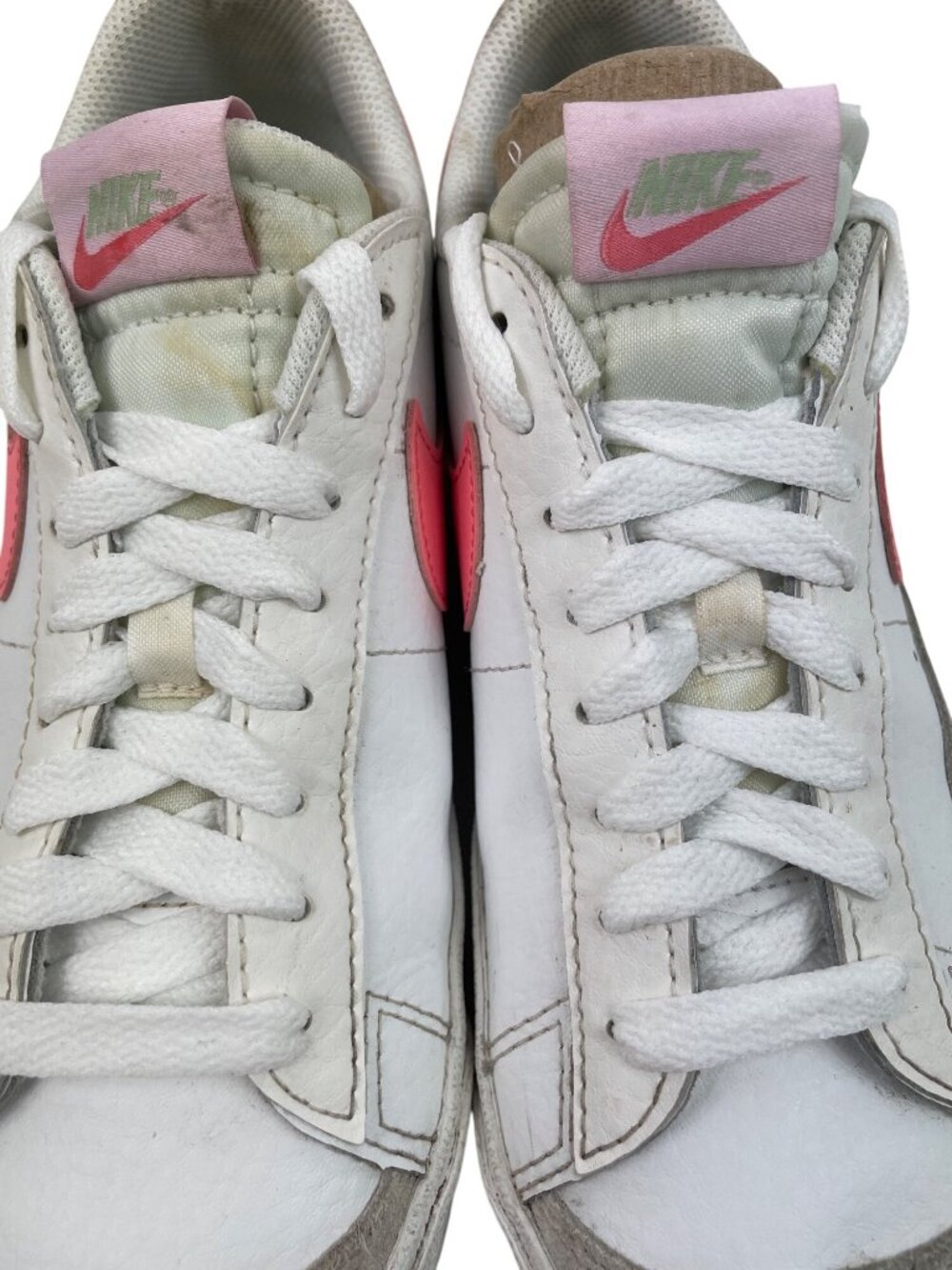 Nike Blazer Low '77 GS White Pink Gaze DA4074-112 Youth Size 7Y - Picture 5 of 10